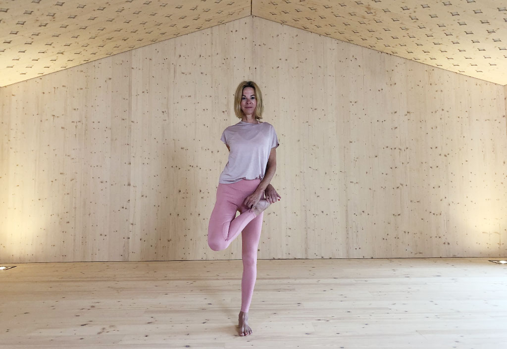 Yogalehrerin Kristin Rübesamen