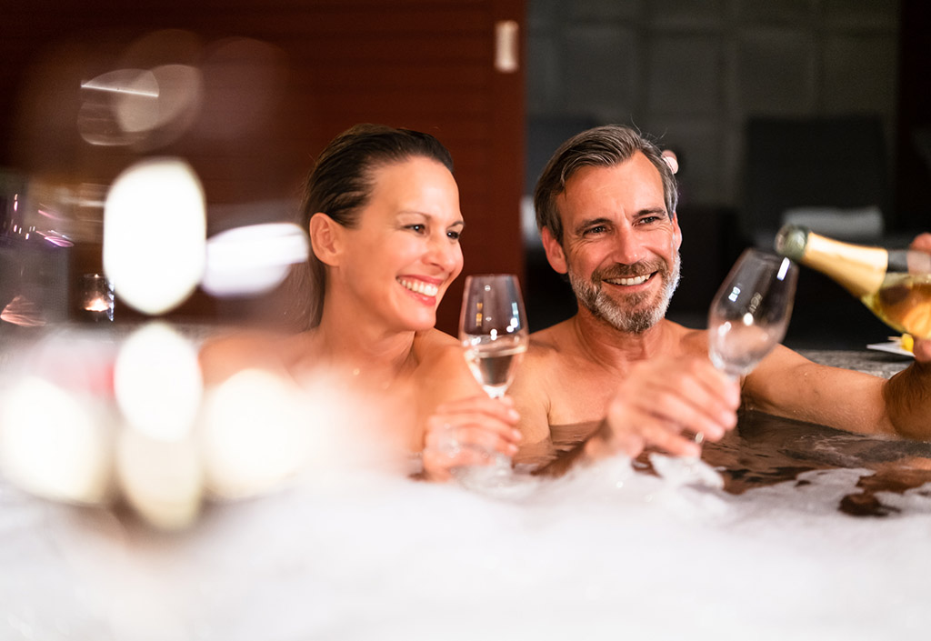 Champagner im Privat Spa genießen