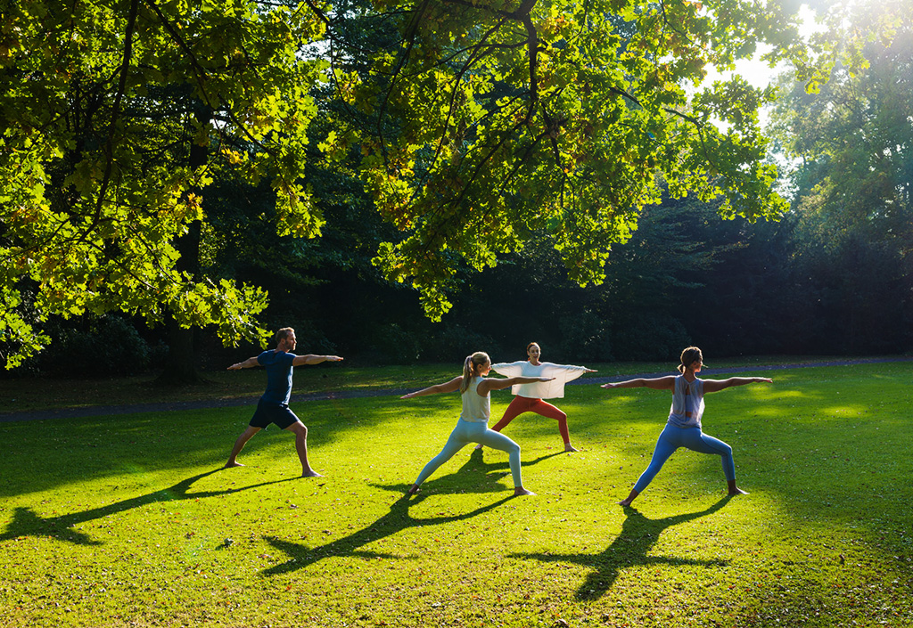 Yoga im Gräflichen Park