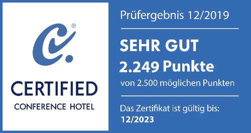 Certified Conference Hotel Prüfsiegel